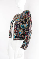 Vintage Jack Bryan Embellished Paisley Beaded Jacket on mannequin crop at Recess Los Angeles