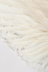 Recess Los Angeles Designer Consignment Vintage Millinery Jack McConnell Feather Wing Calot Juliet Hat