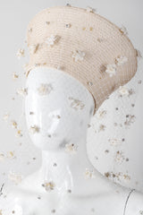 Recess Los Angeles Vintage Jack McConnell Basket Flower Net Cossack Bridal Wedding Veil Hat