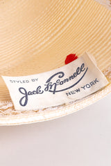 Recess Los Angeles Vintage Jack McConnell Basket Flower Net Cossack Bridal Wedding Veil Hat