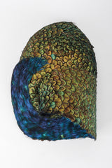 Recess Los Angeles Vintage Jack McConnell Peacock Feather Swirl Capulet Casque Fascinator Hat