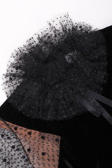 Recess Los Angeles Vintage Jacqueline de Ribes Swiss Dot Layered Lace Cocktail Dress