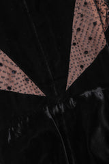 Recess Los Angeles Vintage Jacqueline de Ribes Swiss Dot Layered Lace Cocktail Dress
