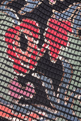 Recess Los Angeles Designer Consignment Vintage Janine of London Keyhole Cutout Choker Cocktail Sheath Dress