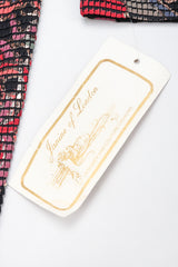 Recess Los Angeles Designer Consignment Vintage Janine of London Keyhole Cutout Choker Cocktail Sheath Dress