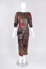 Recess Los Angeles Vintage Janine of London Mosaic Drop Waist Dress