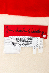 Vintage Jean-Charles De Castelbajac Red Label on white