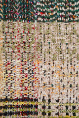 Vintage Jean Charles de Castelbajac Rainbow Tweed Blanket Jacket Fabric Detail