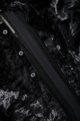 Recess Los Angeles Vintage Jean Louis Scherrer Metallic Silk Velvet Lamé Blouson Dress