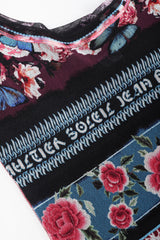 Recess Los Angeles Vintage Jean Paul Gaultier Soleil Butterfly Floral Mesh Tank Dress