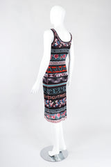 Recess Los Angeles Vintage Jean Paul Gaultier Soleil Butterfly Floral Mesh Tank Dress