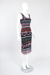 Recess Los Angeles Vintage Jean Paul Gaultier Soleil Butterfly Floral Mesh Tank Dress