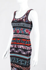 Recess Los Angeles Vintage Jean Paul Gaultier Soleil Butterfly Floral Mesh Tank Dress