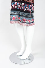 Recess Los Angeles Vintage Jean Paul Gaultier Soleil Butterfly Floral Mesh Tank Dress