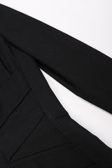 Recess Los Angeles Vintage Jean Paul Gaultier Slim Silhouette Diagonal Waist Strip Bands Black Lace Up Corset Button Fly