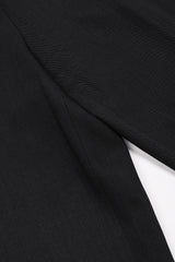 Recess Los Angeles Vintage Jean Paul Gaultier Slim Silhouette Diagonal Waist Strip Bands Black Lace Up Corset Button Fly