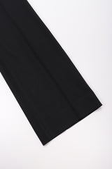 Recess Los Angeles Vintage Jean Paul Gaultier Slim Silhouette Diagonal Waist Strip Bands Black Lace Up Corset Button Fly