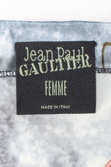 Recess Designer Consignment Vintage Jean Paul Gaultier Watercolor Blood Splatter Skirt Los Angeles Resale