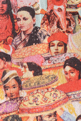 Recess Los Angeles Designer Consignment Vintage Jean Paul Gaultier 90s Soleil Mesh Bollywood Print Pant