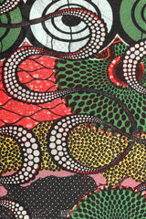 Recess Los Angeles Designer Consignment Vintage Jean Paul Gaultier Soleil African Wax Print Mesh Tank