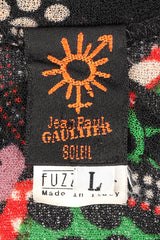 Recess Los Angeles Designer Consignment Vintage Jean Paul Gaultier Soleil African Wax Print Mesh Tank