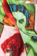 Recess Designer Consignment Vintage Jean Paul Gaultier Inverted Colorized Silent Film Starlet Skirt Pola Negri Clara Bow Los Angeles Resale