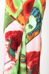 Recess Designer Consignment Vintage Jean Paul Gaultier Inverted Colorized Silent Film Starlet Skirt Pola Negri Clara Bow Los Angeles Resale