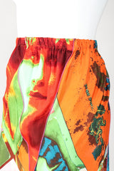 Recess Designer Consignment Vintage Jean Paul Gaultier Inverted Colorized Silent Film Starlet Skirt Pola Negri Clara Bow Los Angeles Resale