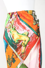 Recess Designer Consignment Vintage Jean Paul Gaultier Inverted Colorized Silent Film Starlet Skirt Pola Negri Clara Bow Los Angeles Resale