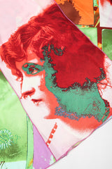 Recess Designer Consignment Vintage Jean Paul Gaultier Inverted Colorized Silent Film Starlet Skirt Pola Negri Clara Bow Los Angeles Resale