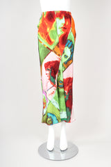 Recess Designer Consignment Vintage Jean Paul Gaultier Inverted Colorized Silent Film Starlet Skirt Pola Negri Clara Bow Los Angeles Resale