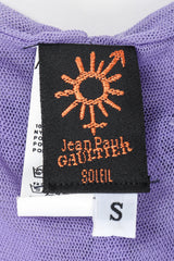 Recess Los Angeles Vintage Jean Paul Gaultier Soleil Ruched Mesh Ruffle Cuff Dress