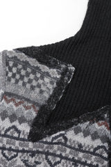 Recess Designer Consignment Vintage Jean Paul Gaultier Soleil Fair Isle Illusion Mesh Sweater Top Los Angeles Resale
