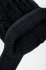 Vintage Jean Paul Gaultier Grunge Chainette Fringe Flap Hat inside