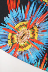 Recess Los Angeles Vintage Jean Paul Gaultier Soleil Soleil Asymmetrical Mesh Batwing Top