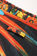 Recess Los Angeles Vintage Jean Paul Gaultier Soleil Soleil Asymmetrical Mesh Batwing Top