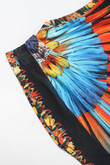 Recess Los Angeles Vintage Jean Paul Gaultier Soleil Soleil Asymmetrical Mesh Batwing Top