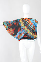 Recess Los Angeles Vintage Jean Paul Gaultier Soleil Soleil Asymmetrical Mesh Batwing Top