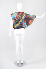 Recess Los Angeles Vintage Jean Paul Gaultier Soleil Soleil Asymmetrical Mesh Batwing Top