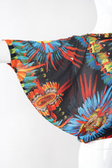 Recess Los Angeles Vintage Jean Paul Gaultier Soleil Soleil Asymmetrical Mesh Batwing Top