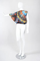 Recess Los Angeles Vintage Jean Paul Gaultier Soleil Soleil Asymmetrical Mesh Batwing Top