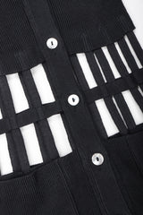 Recess Los Angeles Vintage Jean Paul Gaultier Corset Cage Cardigan Sweater