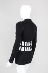 Recess Los Angeles Vintage Jean Paul Gaultier Corset Cage Cardigan Sweater