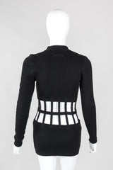 Recess Los Angeles Vintage Jean Paul Gaultier Corset Cage Cardigan Sweater
