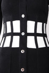 Recess Los Angeles Vintage Jean Paul Gaultier Corset Cage Cardigan Sweater