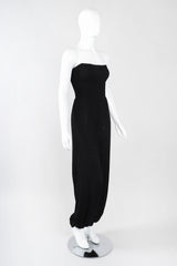 Recess Los Angeles Vintage Jean Paul Gaultier Soleil Convertible Shirred Mesh Harem Jumpsuit