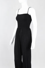Recess Los Angeles Vintage Jean Paul Gaultier Soleil Convertible Shirred Mesh Harem Jumpsuit