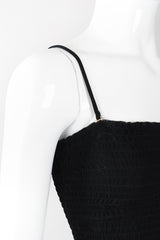 Recess Los Angeles Vintage Jean Paul Gaultier Soleil Convertible Shirred Mesh Harem Jumpsuit