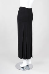 Recess Los Angeles Vintage Jean Paul Gaultier Wool Pleat Back Goth Skirt