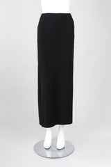 Recess Los Angeles Vintage Jean Paul Gaultier Wool Pleat Back Goth Skirt